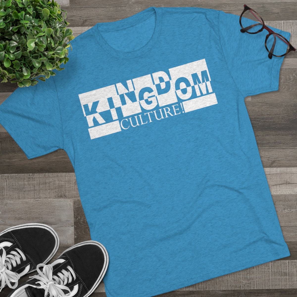 Kingdom Culture Mens Tri-Blend Crew Tee