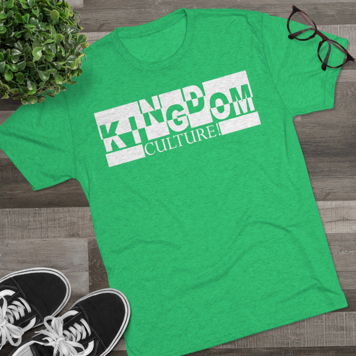 Kingdom Culture Mens Tri-Blend Crew Tee