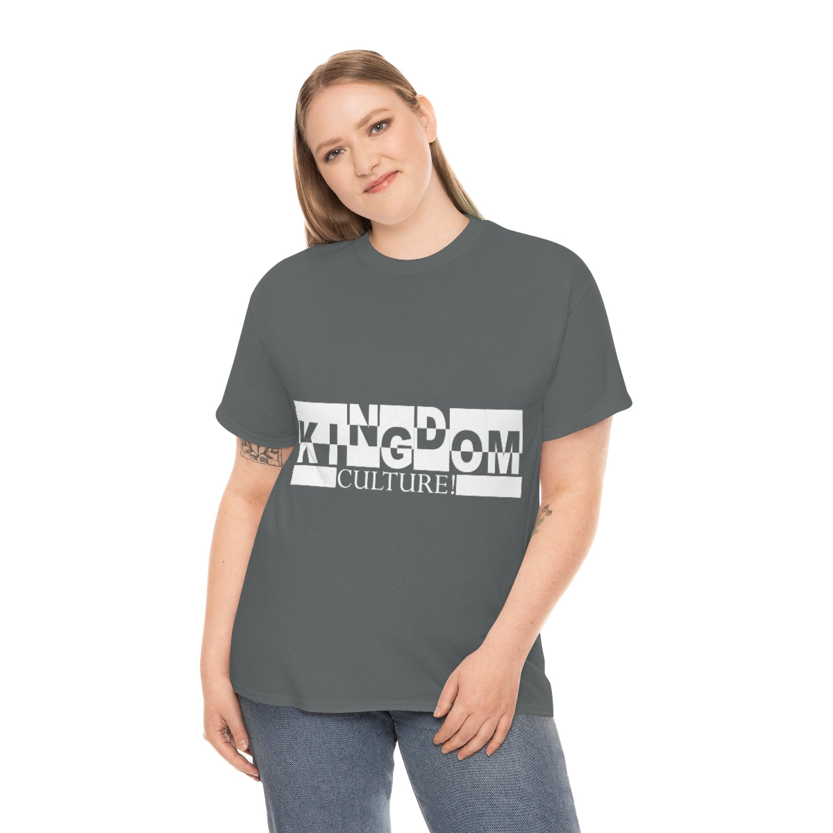 Kingdom Culture Womens Unisex Heavy Cotton Tee