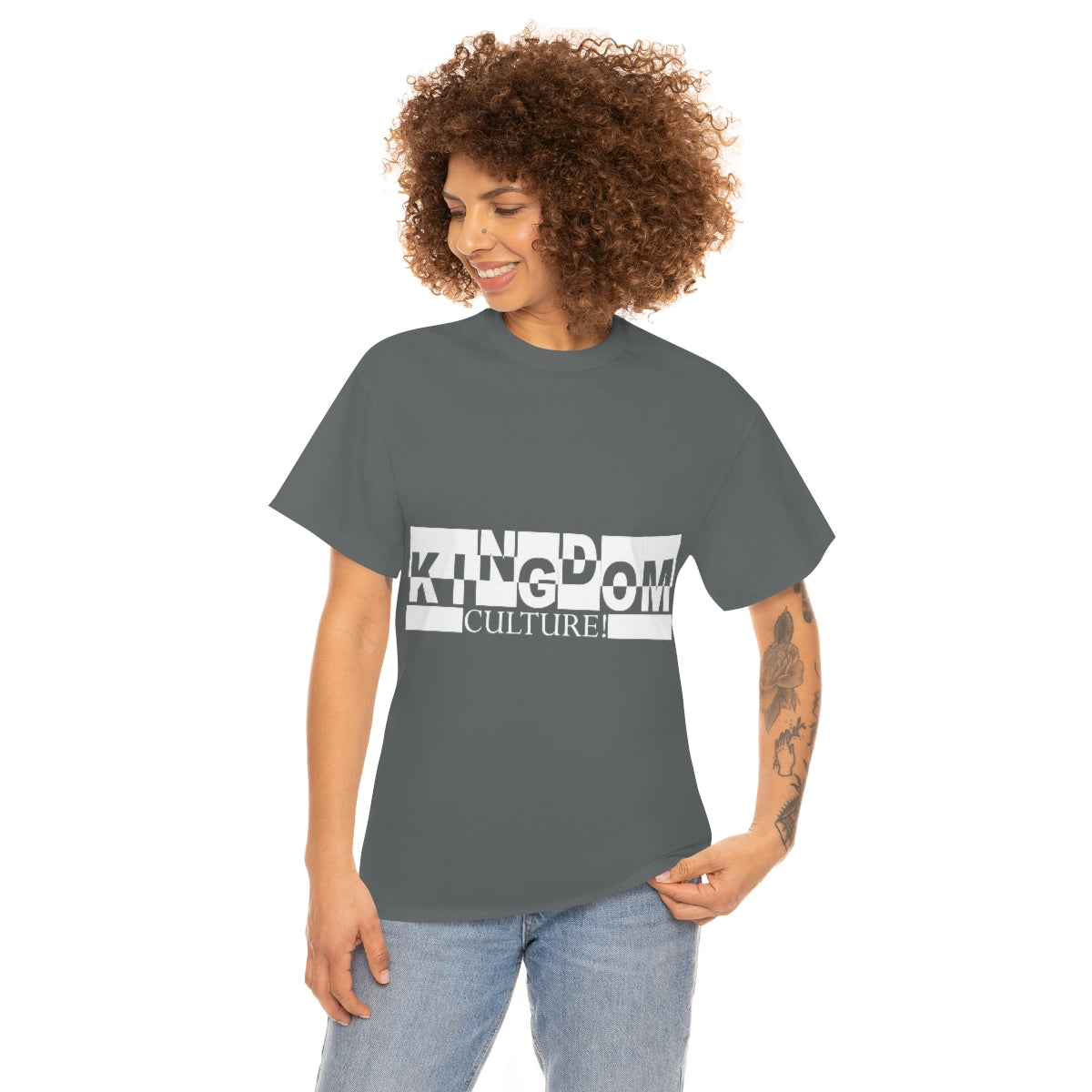 Kingdom Culture Womens Unisex Heavy Cotton Tee