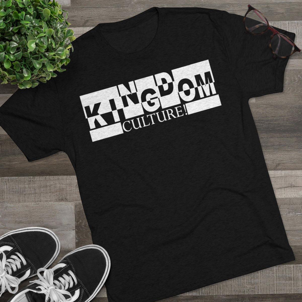 Kingdom Culture Mens Tri-Blend Crew Tee