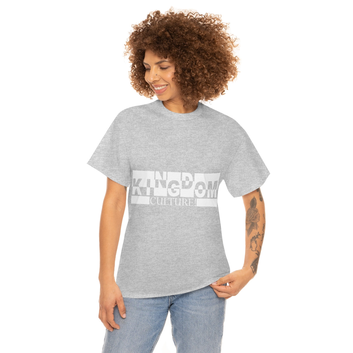 Kingdom Culture Womens Unisex Heavy Cotton Tee