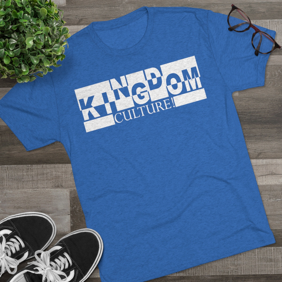 Kingdom Culture Mens Tri-Blend Crew Tee