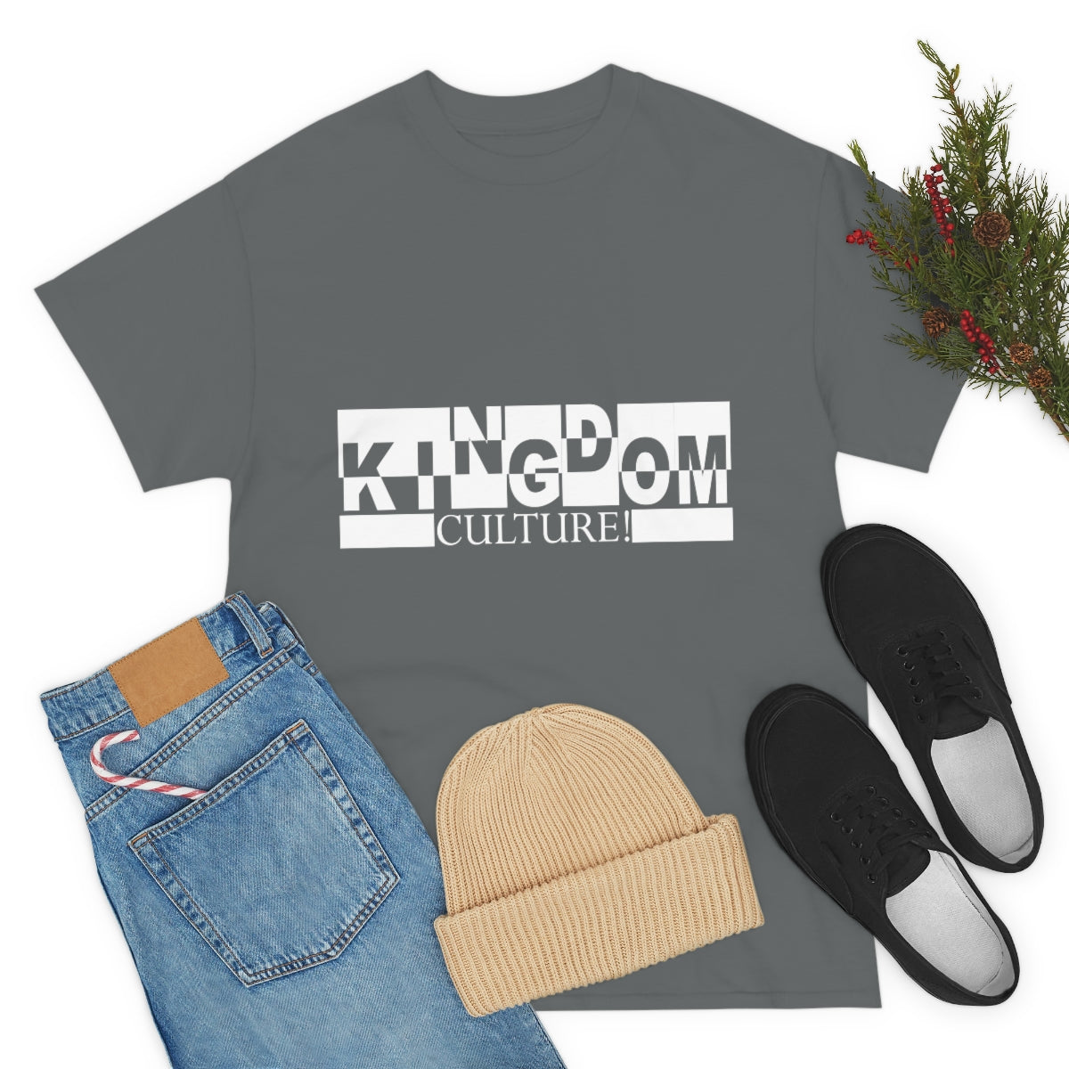 Kingdom Culture Womens Unisex Heavy Cotton Tee