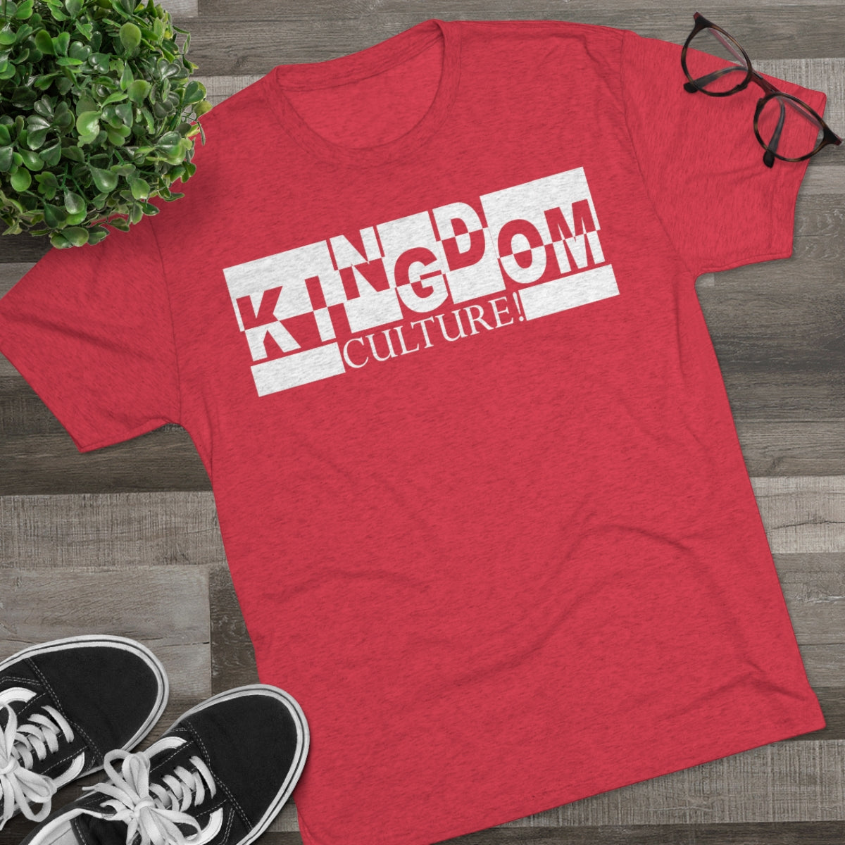 Kingdom Culture Mens Tri-Blend Crew Tee