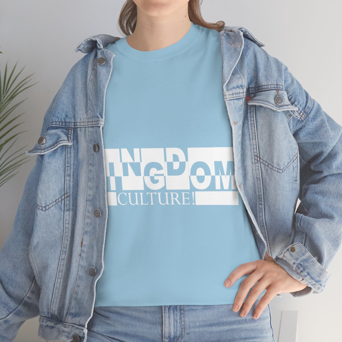 Kingdom Culture Womens Unisex Heavy Cotton Tee