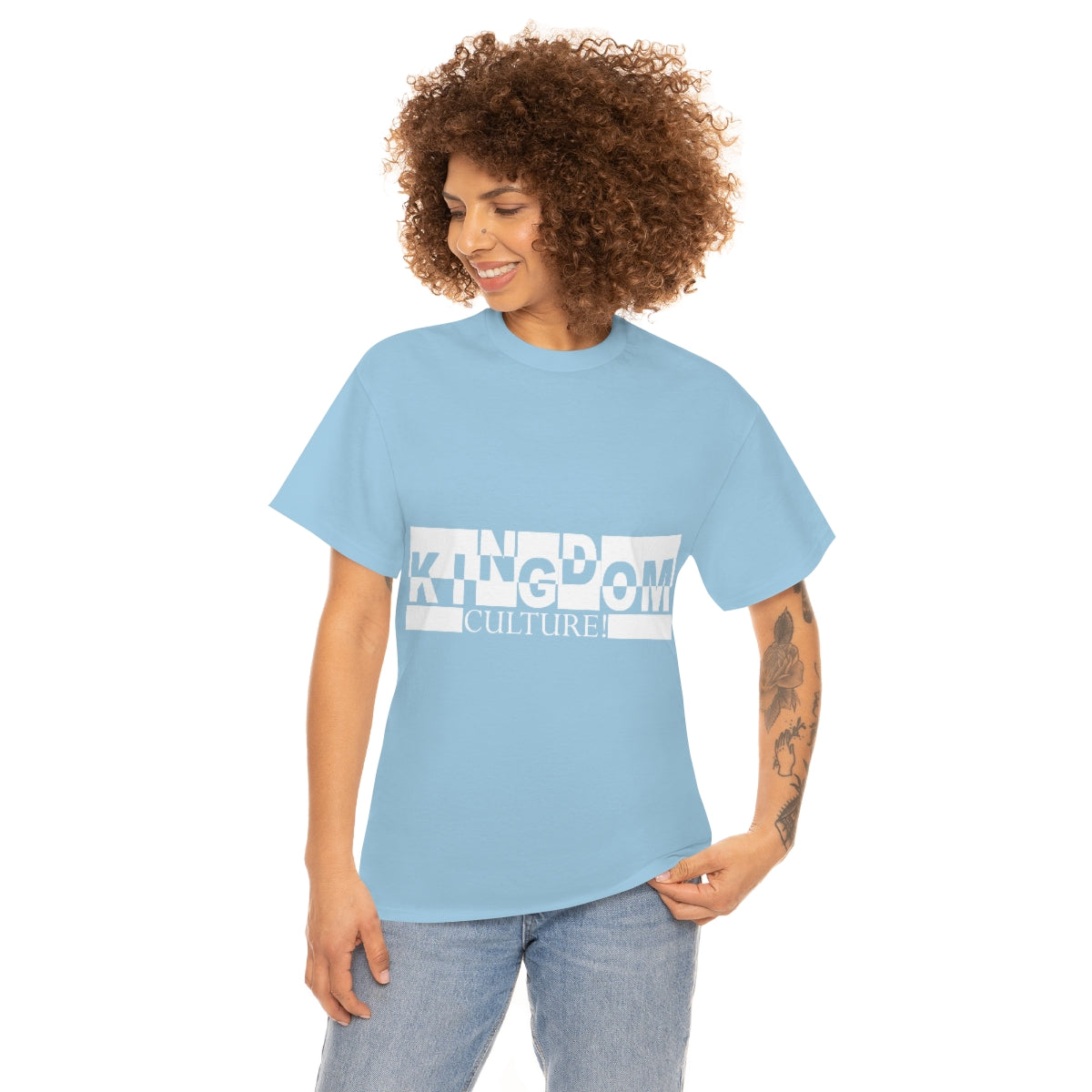 Kingdom Culture Womens Unisex Heavy Cotton Tee