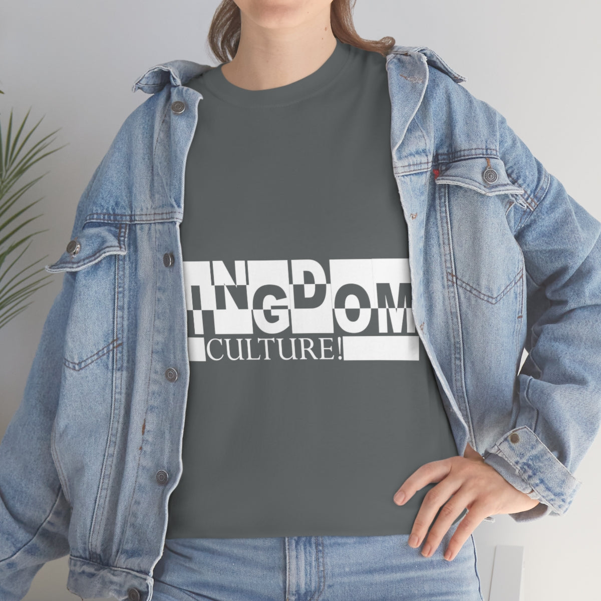Kingdom Culture Womens Unisex Heavy Cotton Tee