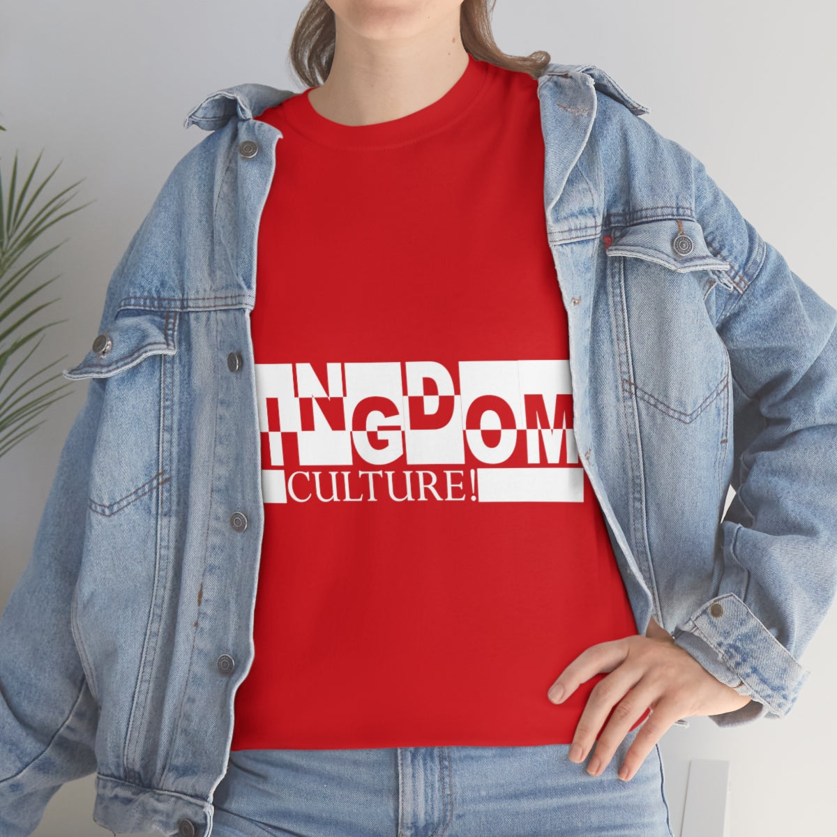 Kingdom Culture Womens Unisex Heavy Cotton Tee