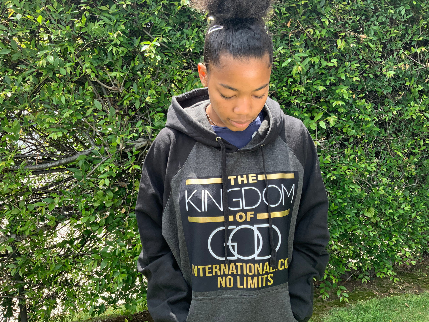 # Kingdom Life I am Royalty: Blk Hoodie Sweatshirt Long sleeve