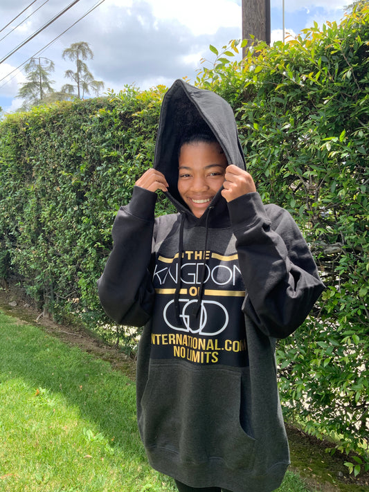 # Kingdom Life I am Royalty: Blk Hoodie Sweatshirt Long sleeve