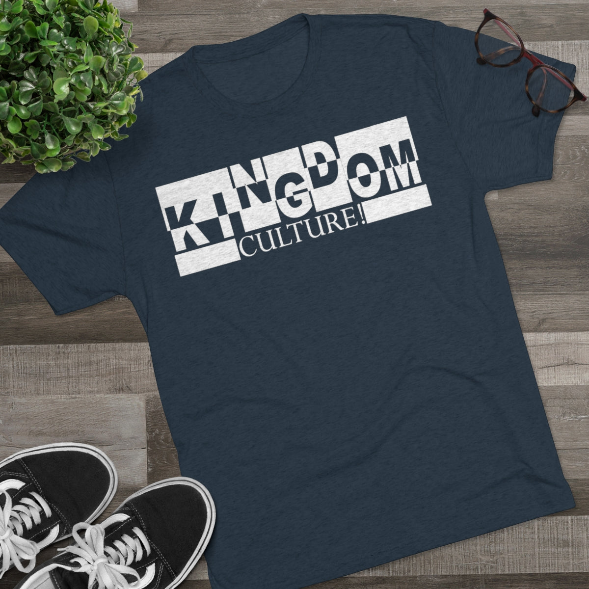 Kingdom Culture Mens Tri-Blend Crew Tee