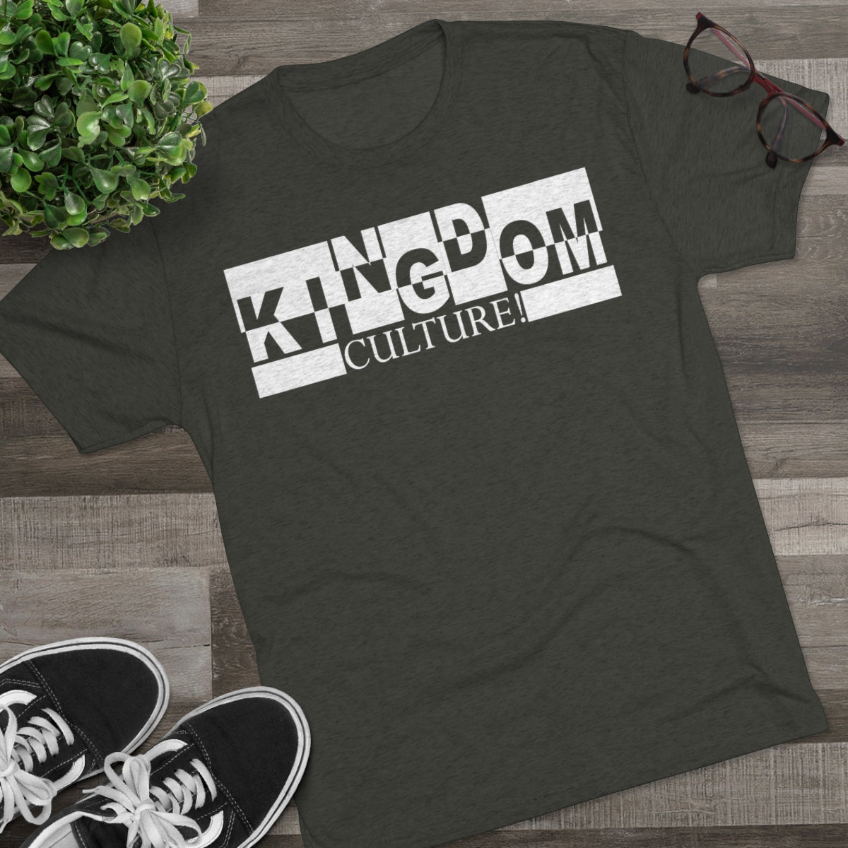 Kingdom Culture Mens Tri-Blend Crew Tee