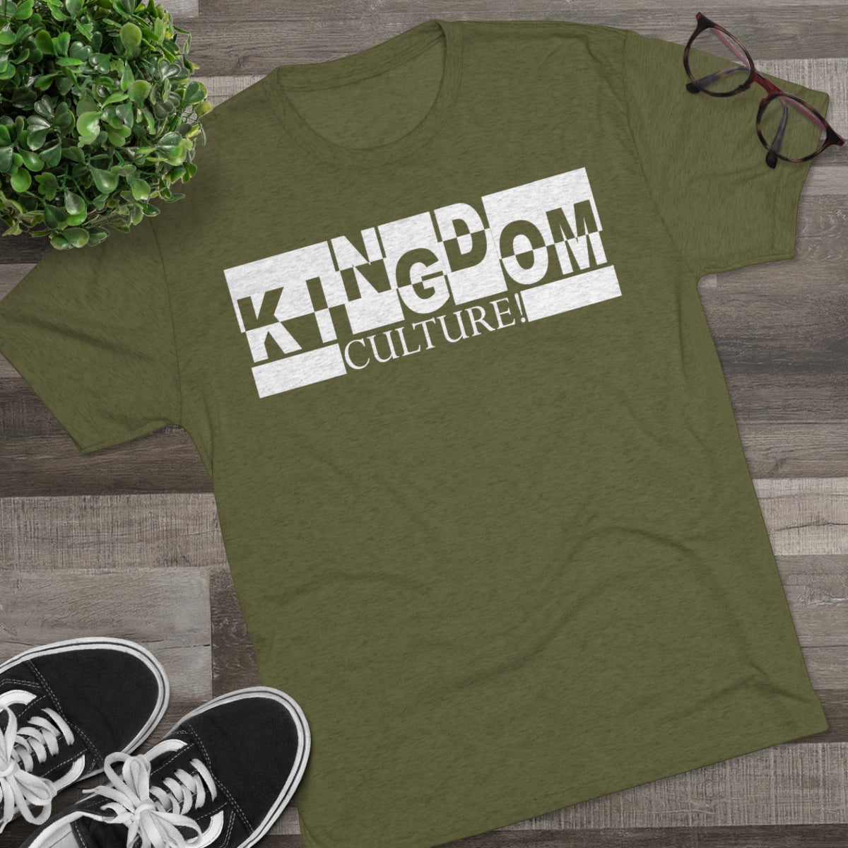 Kingdom Culture Mens Tri-Blend Crew Tee